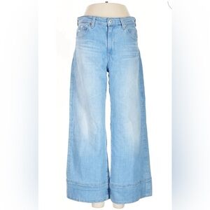 AG Adriano Goldschmied Saige Wide Leg Crop Mid-Rise Jean